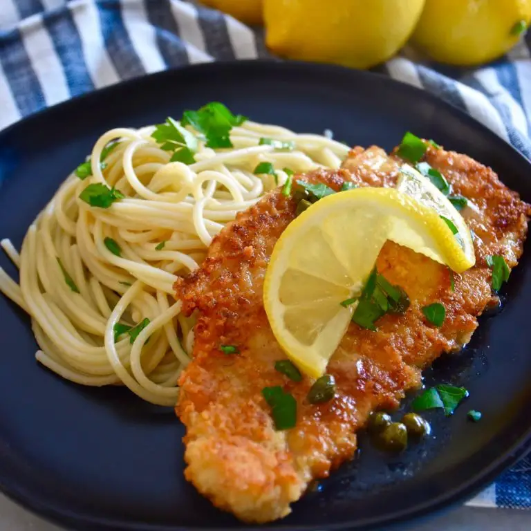 Parmesan Crusted Chicken Piccata