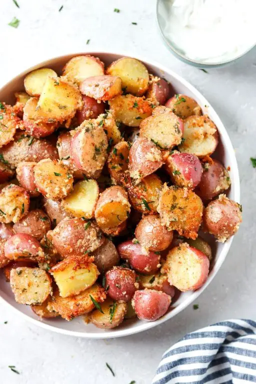 Parmesan Crusted Little Red Potatoes
