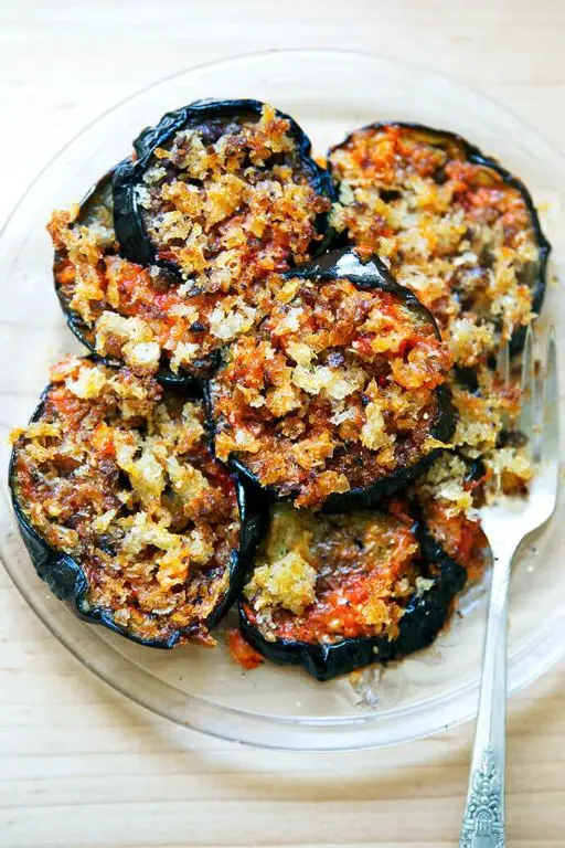 Parmesan Crusted Sauteed Eggplant