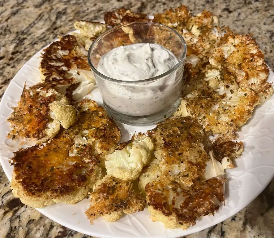Parmesan and Onion Dip with Crunchy Topping