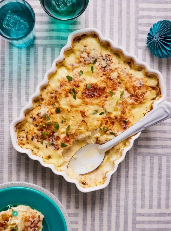 Parsnip and Cheddar Gratin