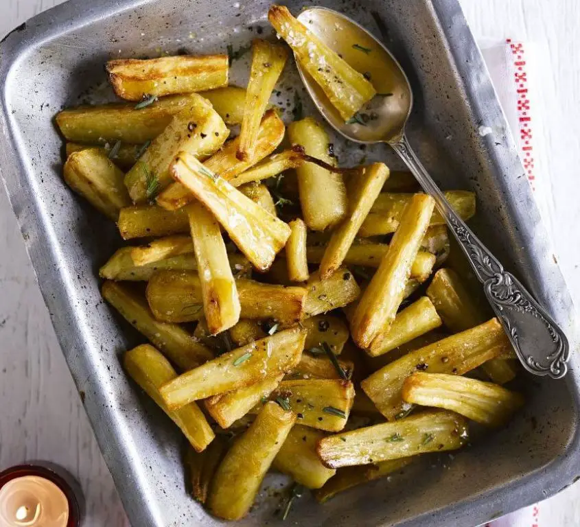 Parsnip and Maple Syrup Roast
