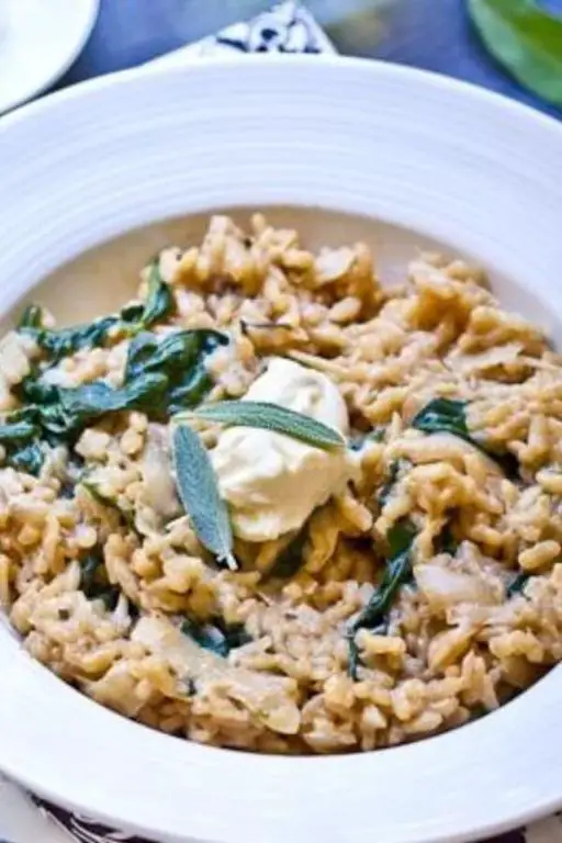 Parsnip and Sage Risotto