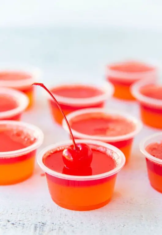 Passion Fruit Martini Jello Shots