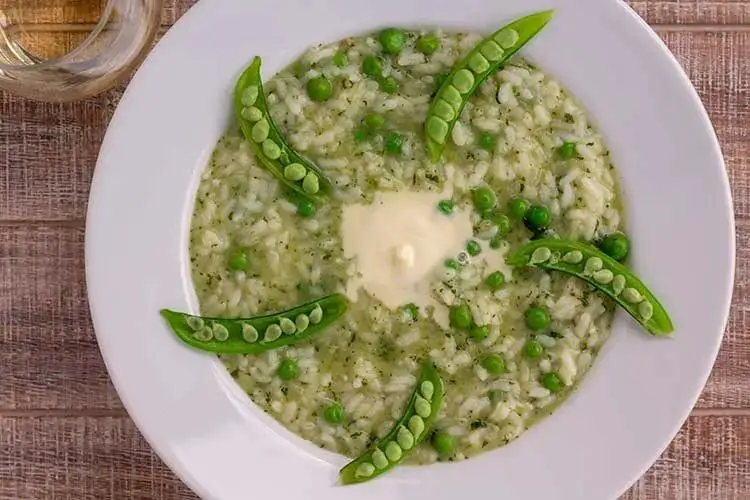 Pea and Mint Instant Pot Risotto