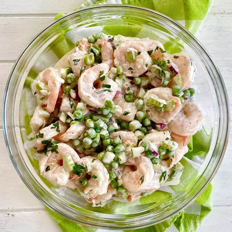 Pea and Shrimp Salad with Garlic Aioli