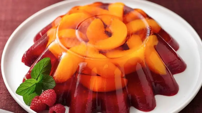 Peach Melba Congealed Salad
