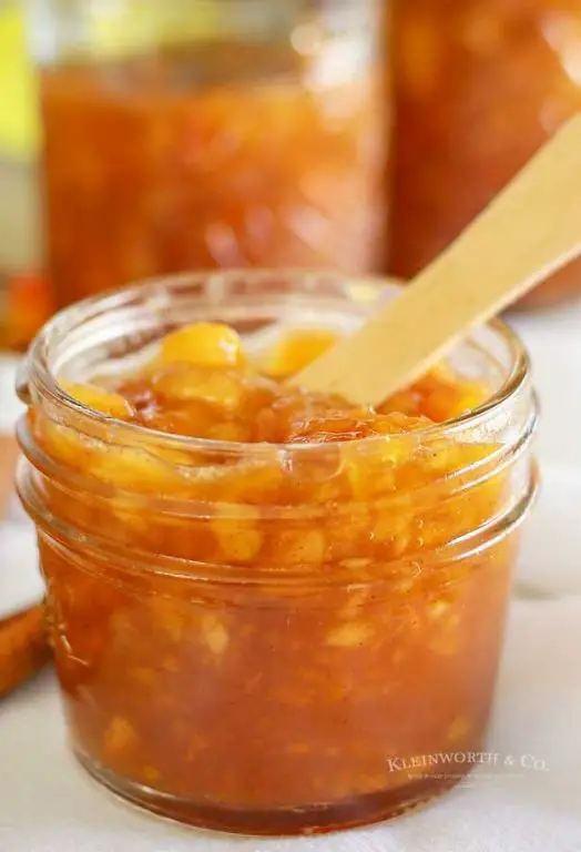 Peach Sure-Jell Jam with Cinnamon