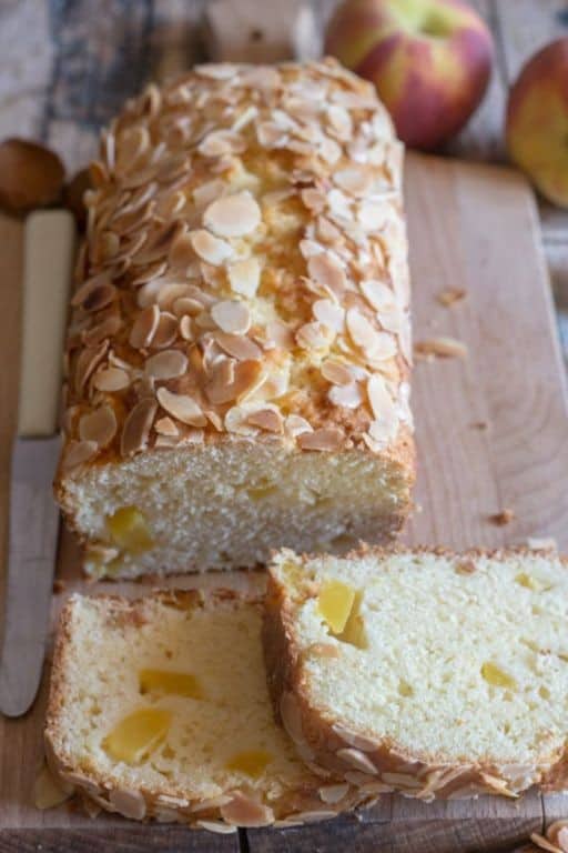 Peach and Almond Tea Bread