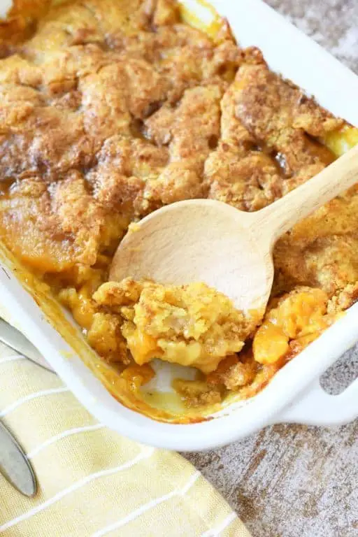 Peach and Cinnamon Dump Cake