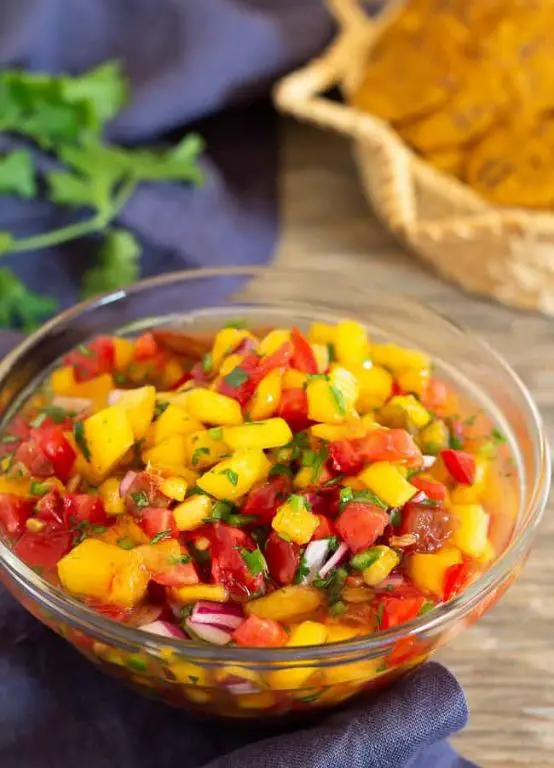 Peach and Tomato Salsa