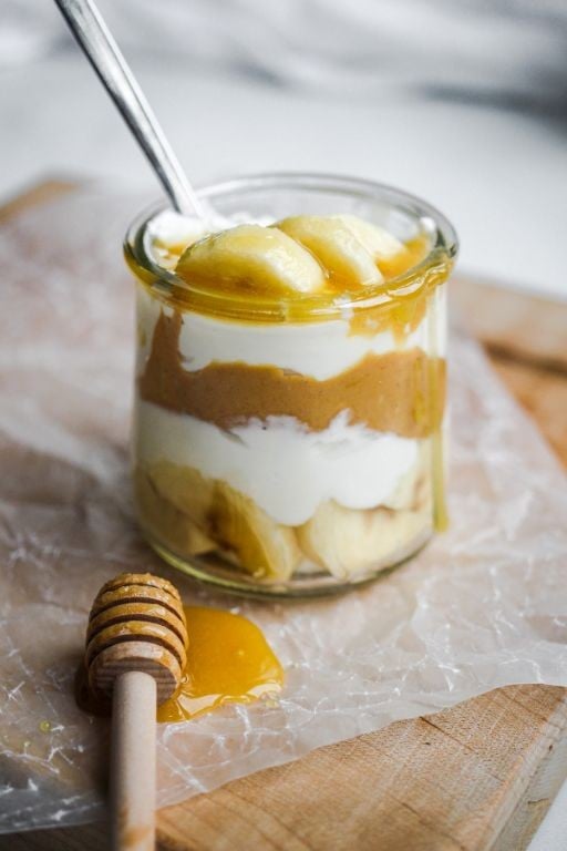 Peanut Butter Banana Parfait