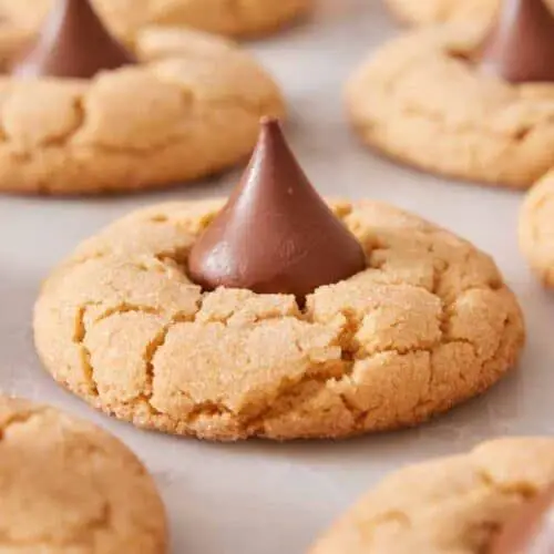 Peanut Butter Blossoms with Hershey