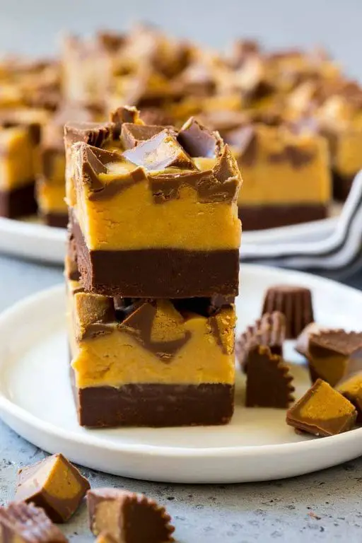 Peanut Butter Cup Fudge with Condensed Milk