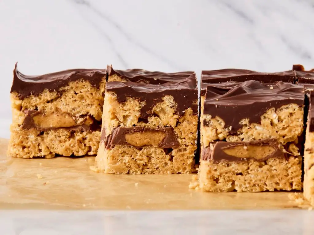 Peanut Butter Cup Rice Krispies Treats