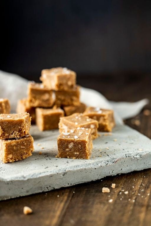 Peanut Butter Fudge with Heath Toffee Bits