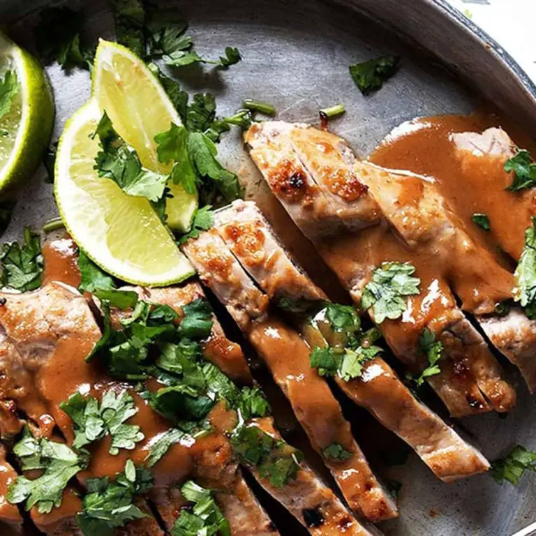 Peanut Butter Glaze for Grilled Pork