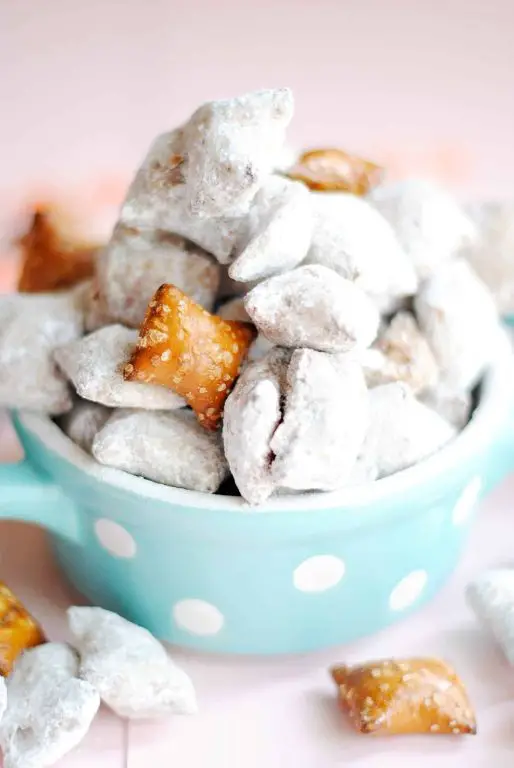 Peanut Butter Muddy Buddies with Pretzels