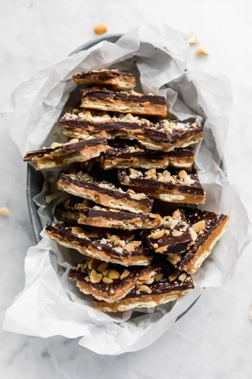 Peanut Butter Saltine Cracker Toffee