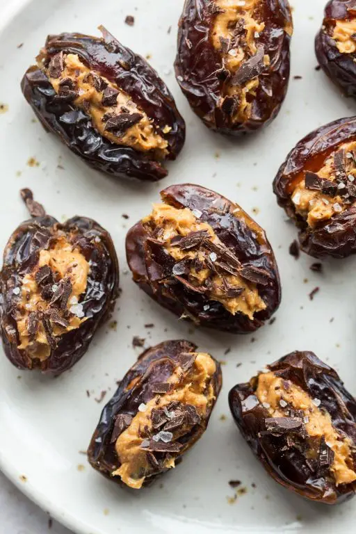 Peanut Butter Stuffed Dates