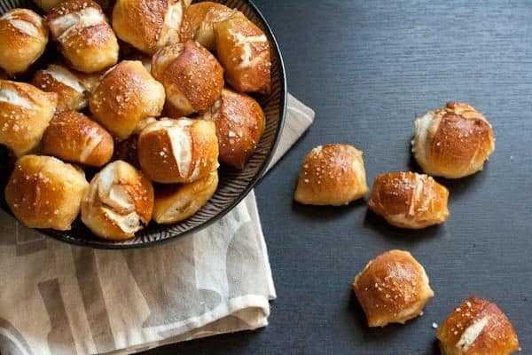 Peanut Butter Stuffed Pretzel Bites