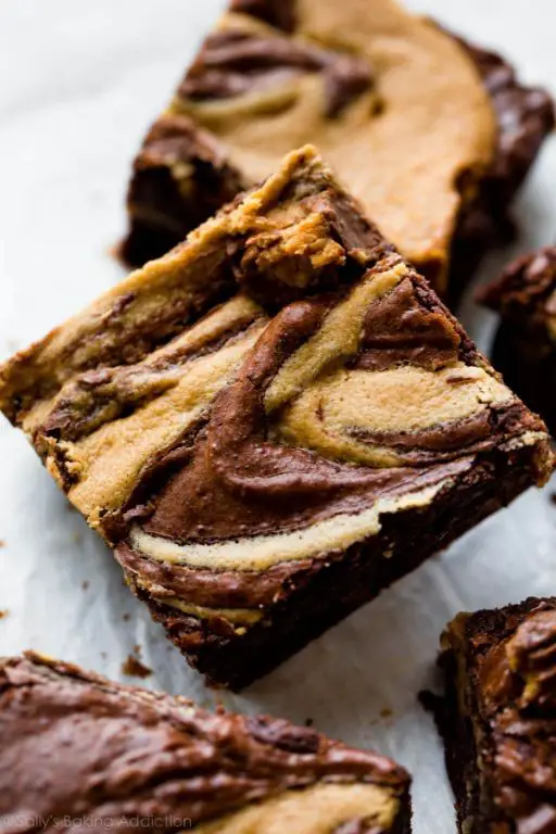 Peanut Butter Swirl Brownies