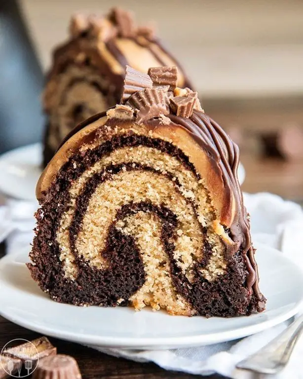 Peanut Butter Swirl Cake