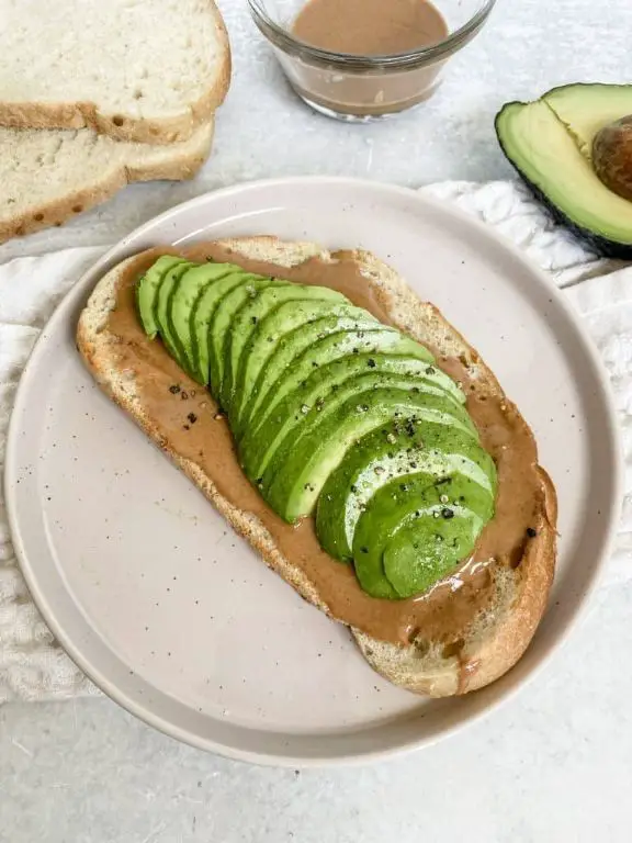 Peanut Butter and Avocado Sandwich