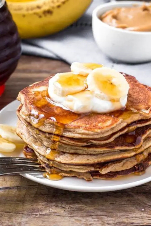 Peanut Butter and Banana Pancakes