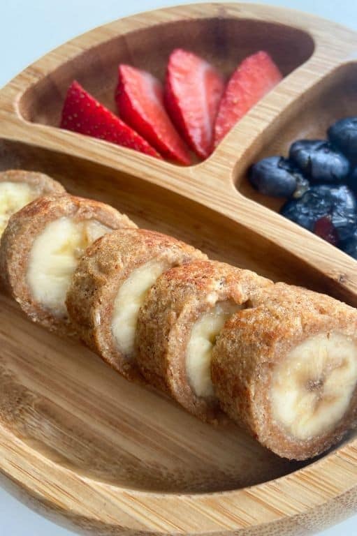 Peanut Butter and Banana Roll-Ups