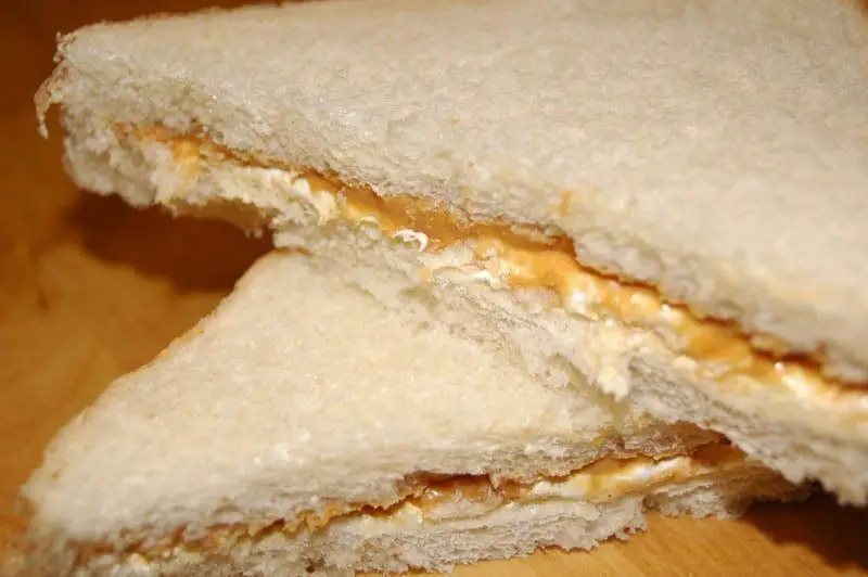 Peanut Butter and Cream Cheese Sandwich