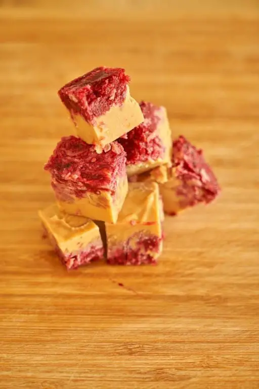 Peanut Butter and Jelly Fudge