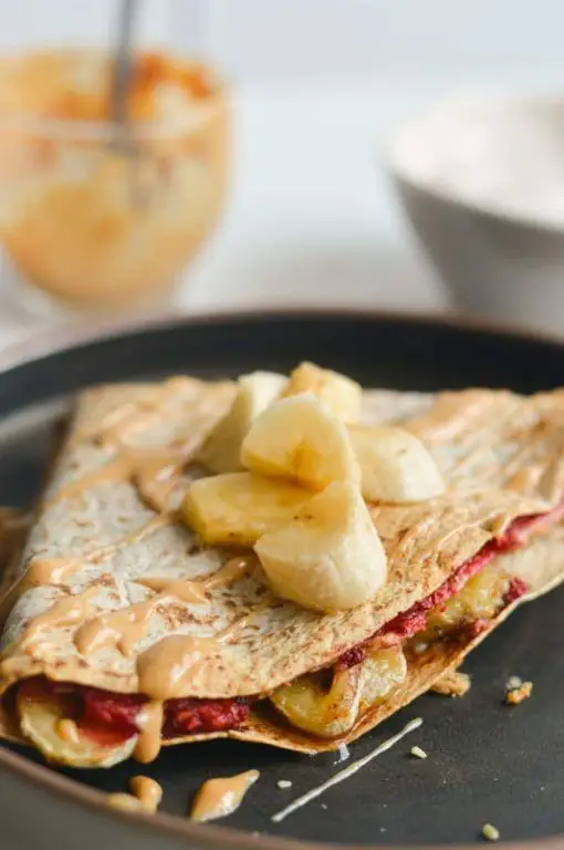 Peanut Butter and Jelly Quesadilla