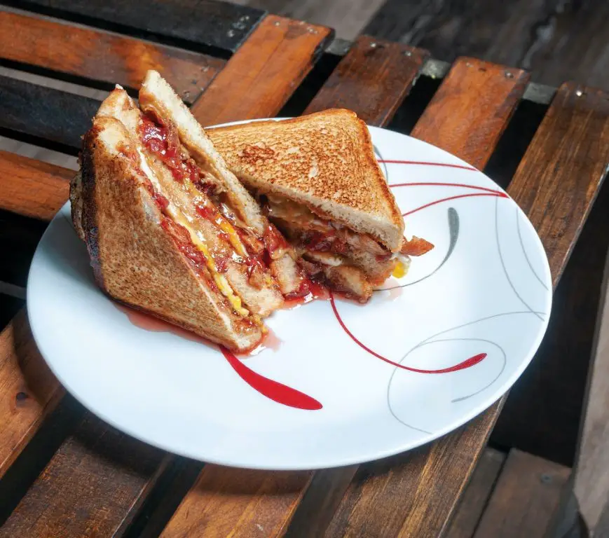 Peanut Butter and Jelly Sandwich with a Twist