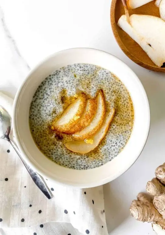 Pear and Chia Seed Pudding