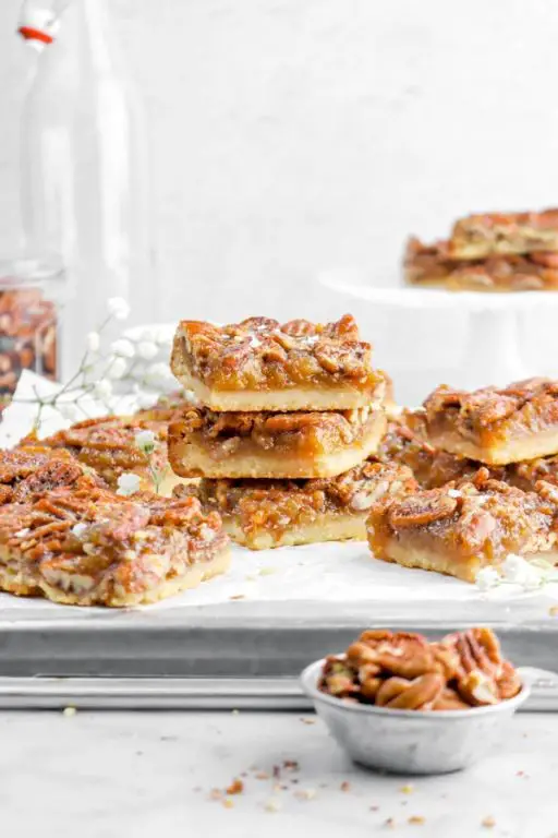 Pecan Pie Bars with Shortbread Crust