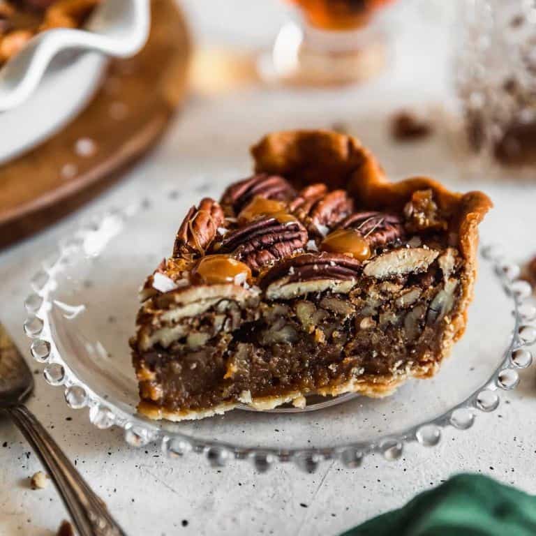 Pecan Pie with Bourbon Caramel
