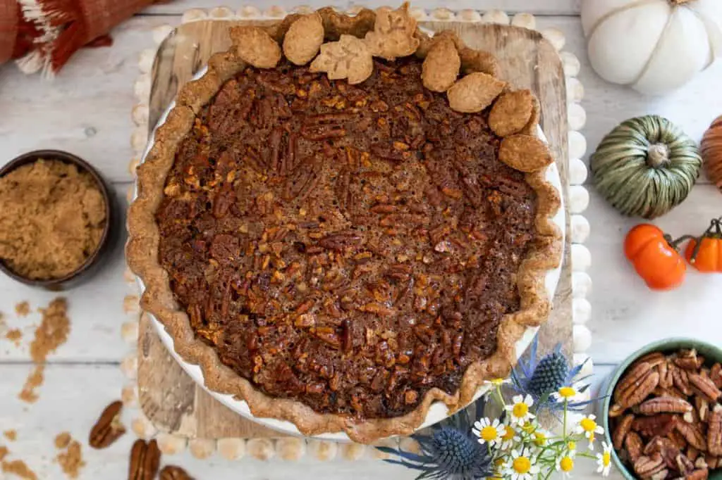 Pecan Pie with Heath Toffee Bits