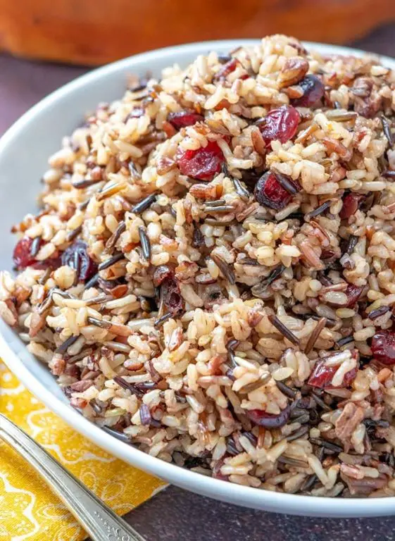 Pecan and Cranberry Rice Stuffing
