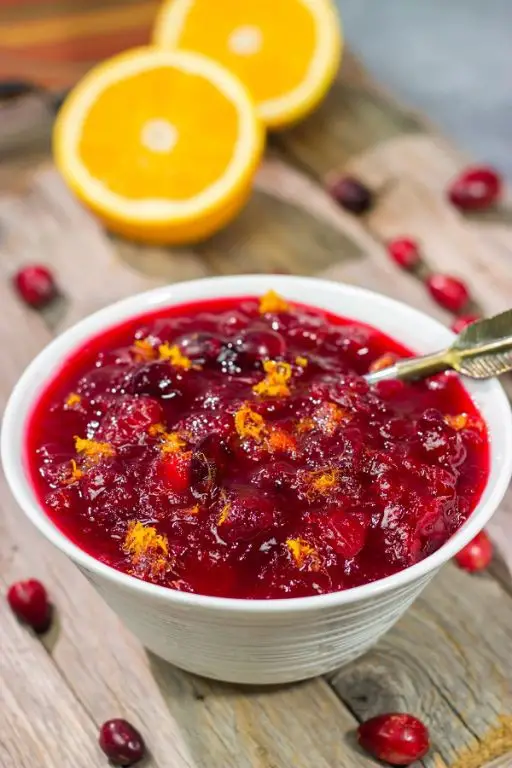 Pectin-Rich Cranberry Sauce