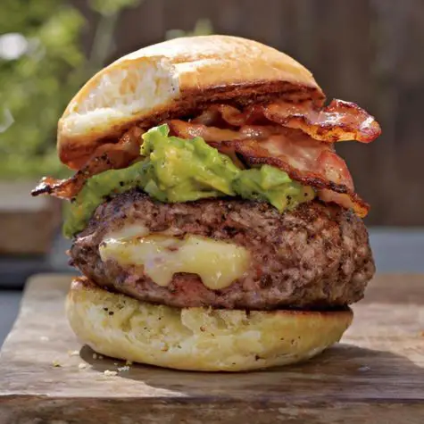 Pepper Jack Cheese Stuffed Burgers