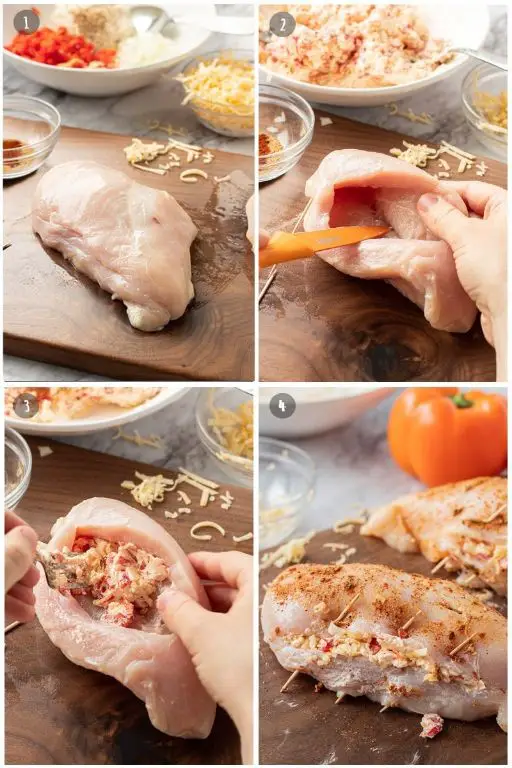 Pepper Jack Cheese Stuffed Chicken Breast