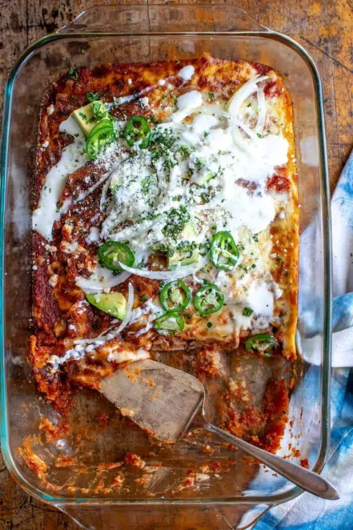 Pepper Jack Cheese and Black Bean Enchiladas