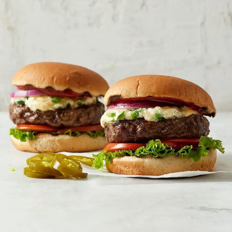 Pepper Jack Jalapeño Popper Burgers