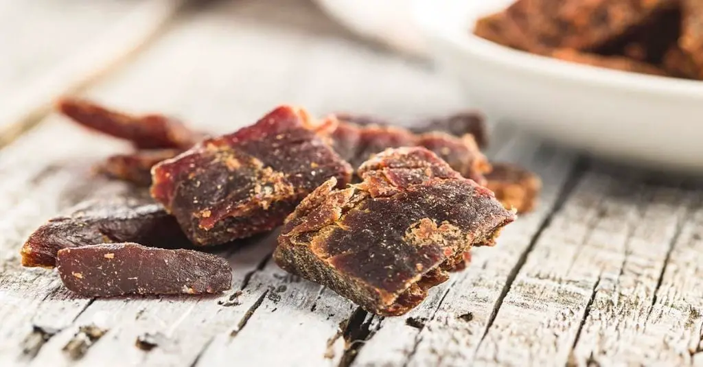Peppered Bison Jerky with Worcestershire Sauce
