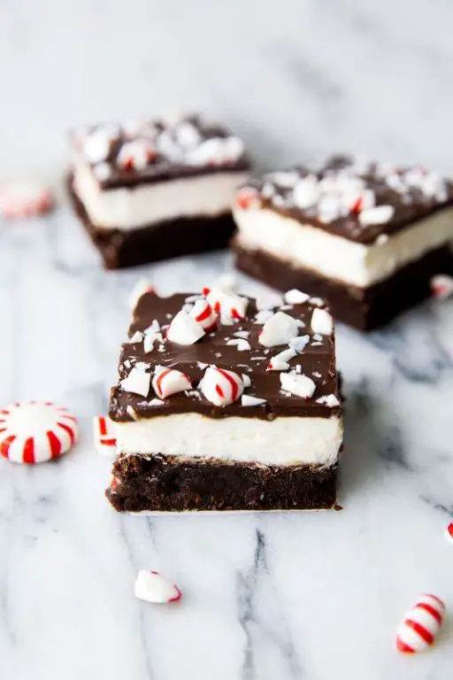 Peppermint Bark Brownies