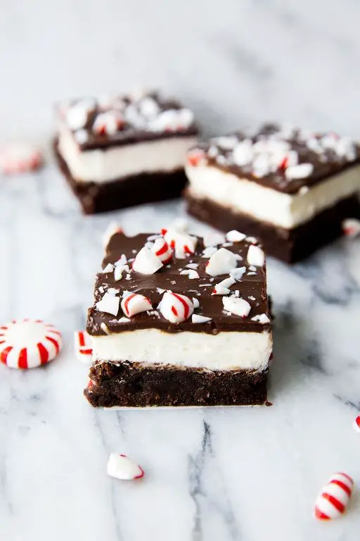 Peppermint Chocolate Brownies