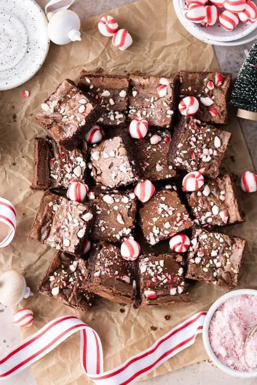 Peppermint Mocha Brownies