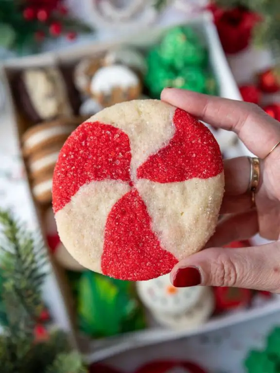 Peppermint Swirl Cut Out Cookies