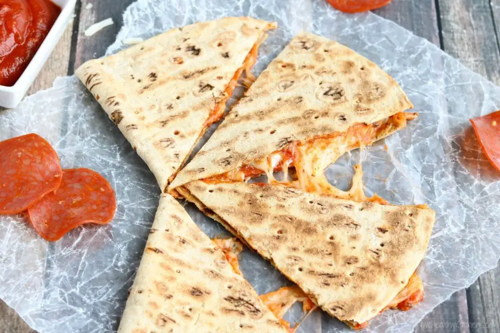 Pepperoni Pizza Quesadilla